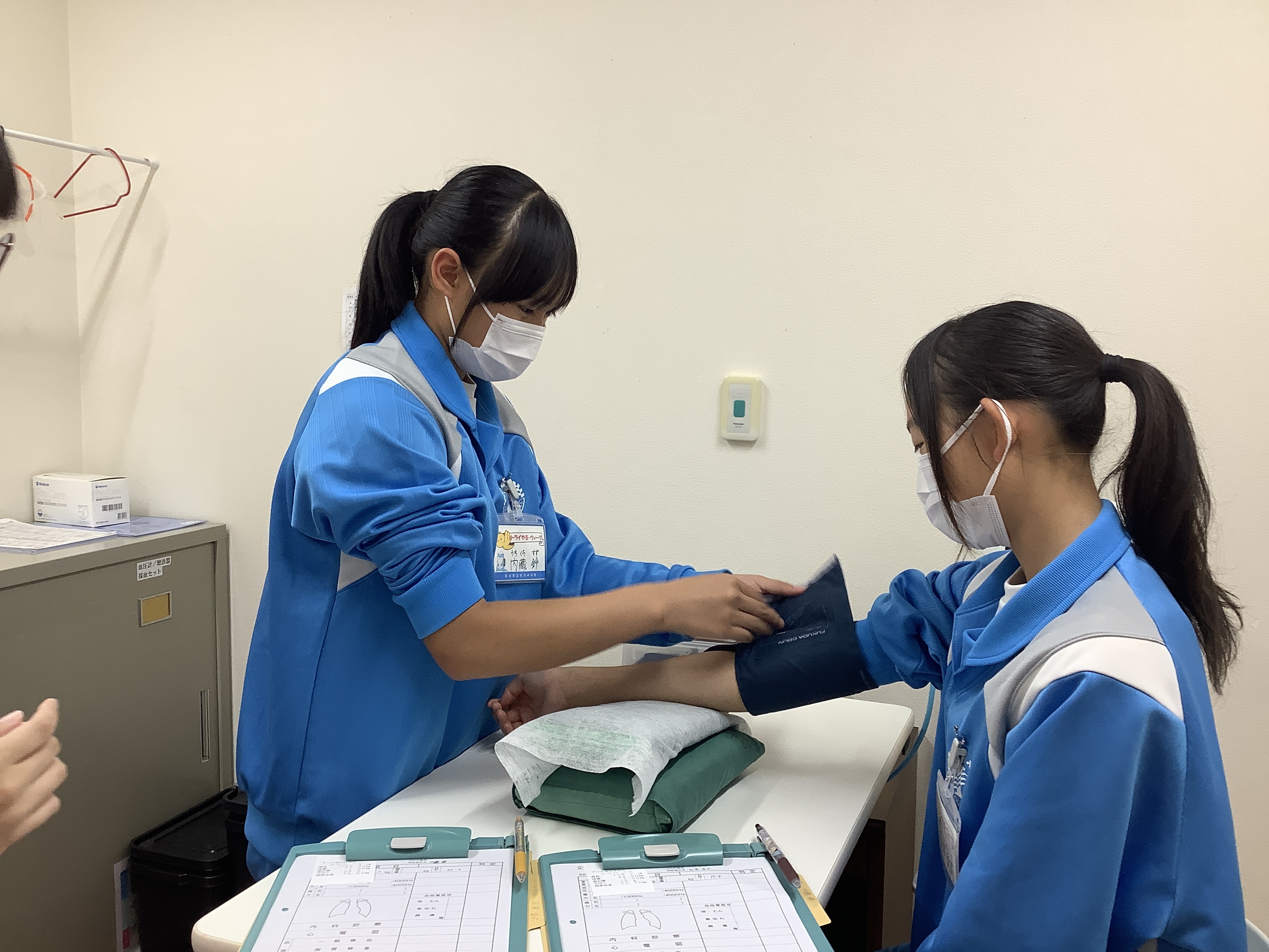 健診センター血圧測定の写真