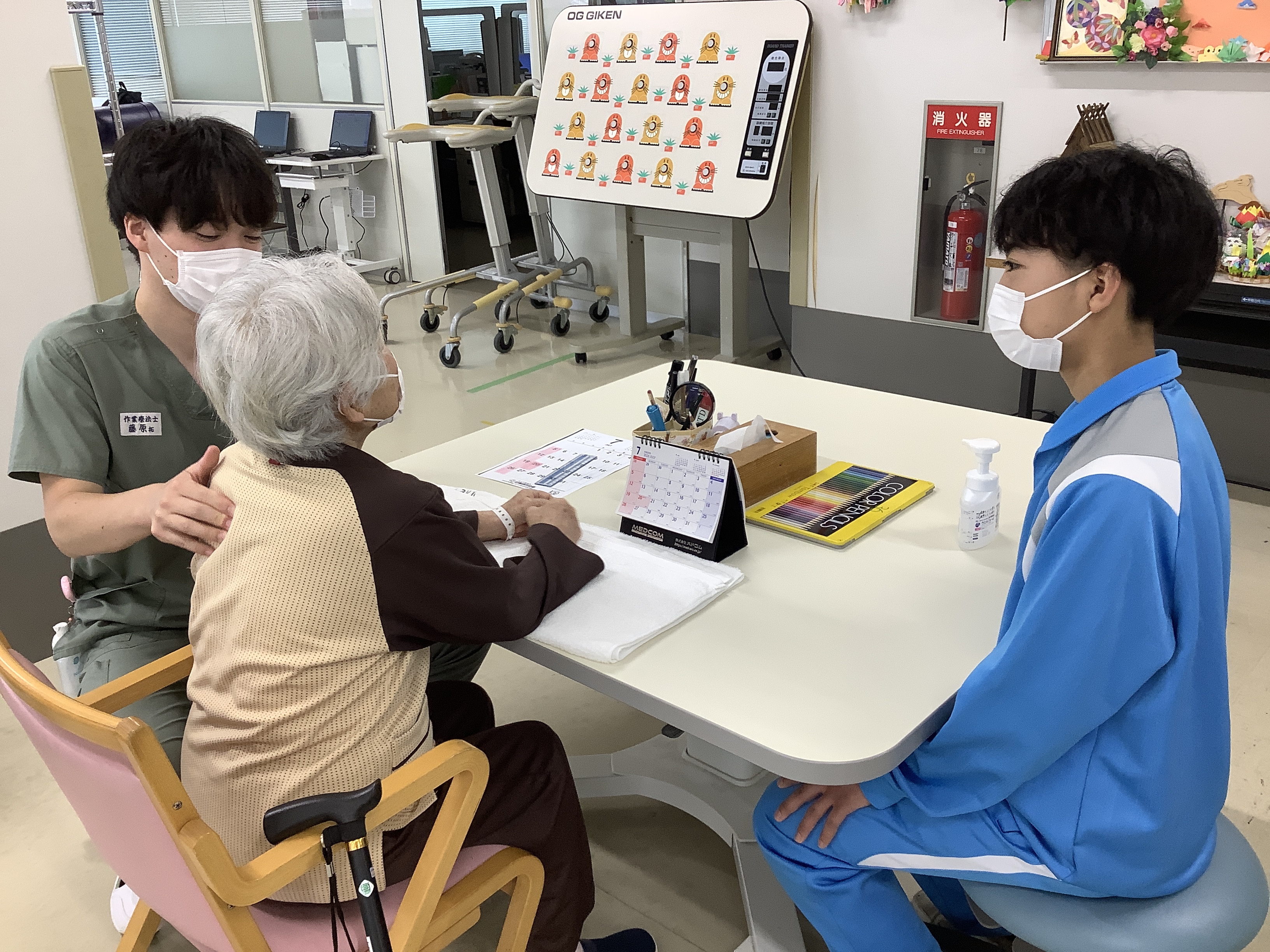 リハビリテーション技術科体験の写真